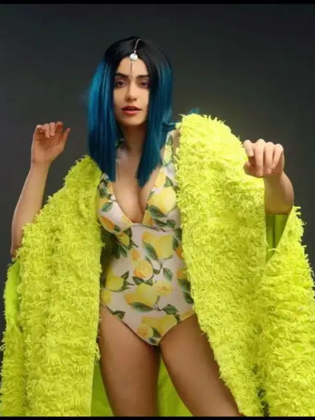 अदा शर्मा ने येलो प्रिंटेड मोनोकिनी में लूटी महफिल, फैन्स बोले…