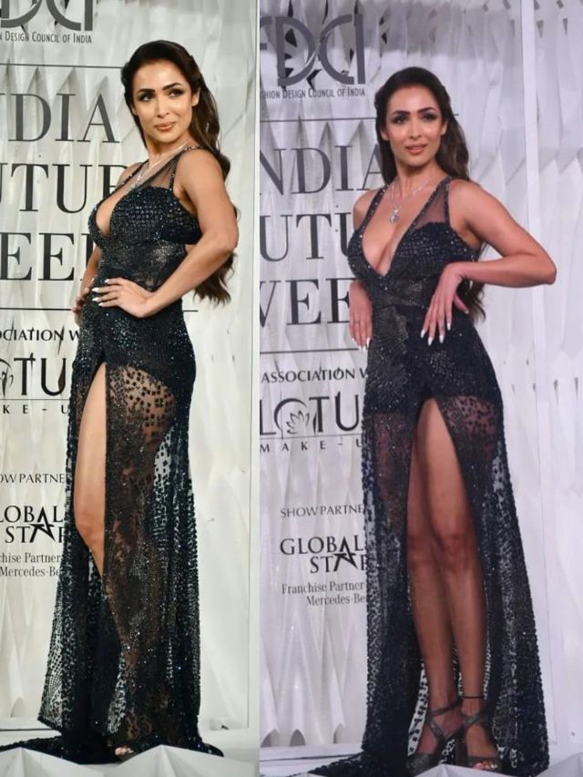 Malaika Arora stuns in a transparent gown