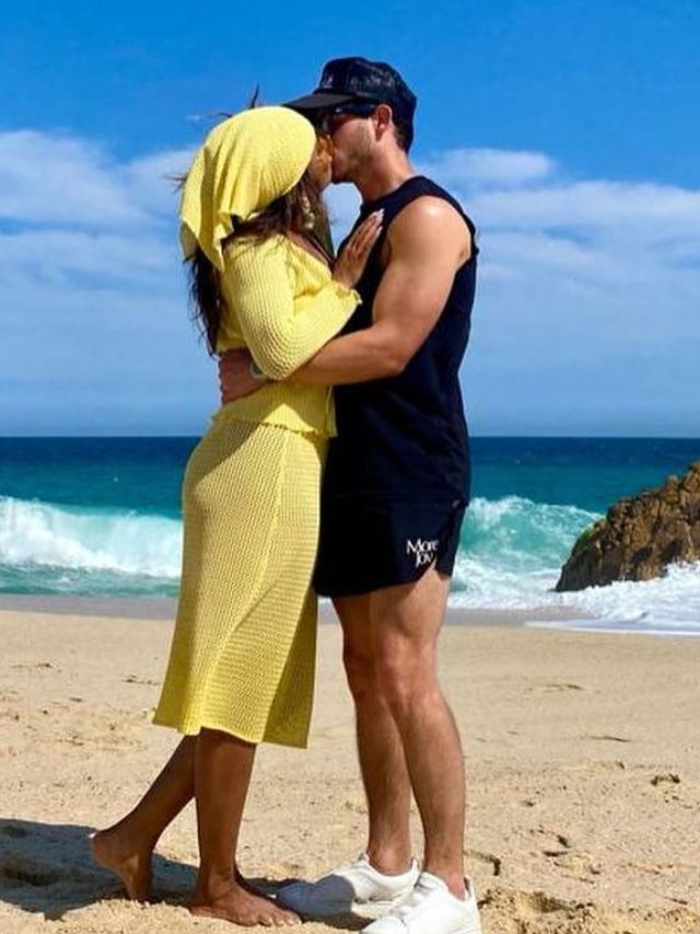 Nick Jonas and Priyanka Chopra got romantic on the beach
