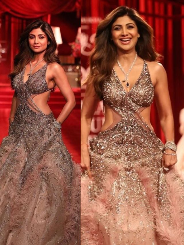 Shilpa Shetty stuns on the ramp walk