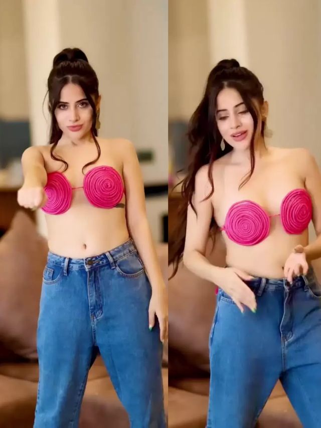 Urfi Javed wore a rope bralette like a mosquito incense stick