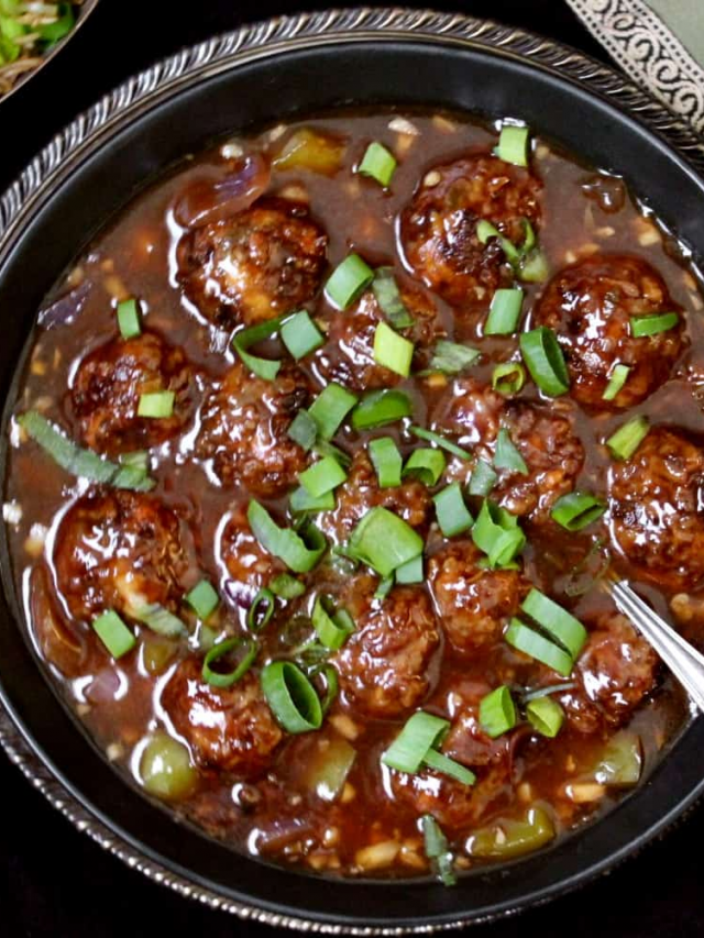 Easy way to make Manchurian