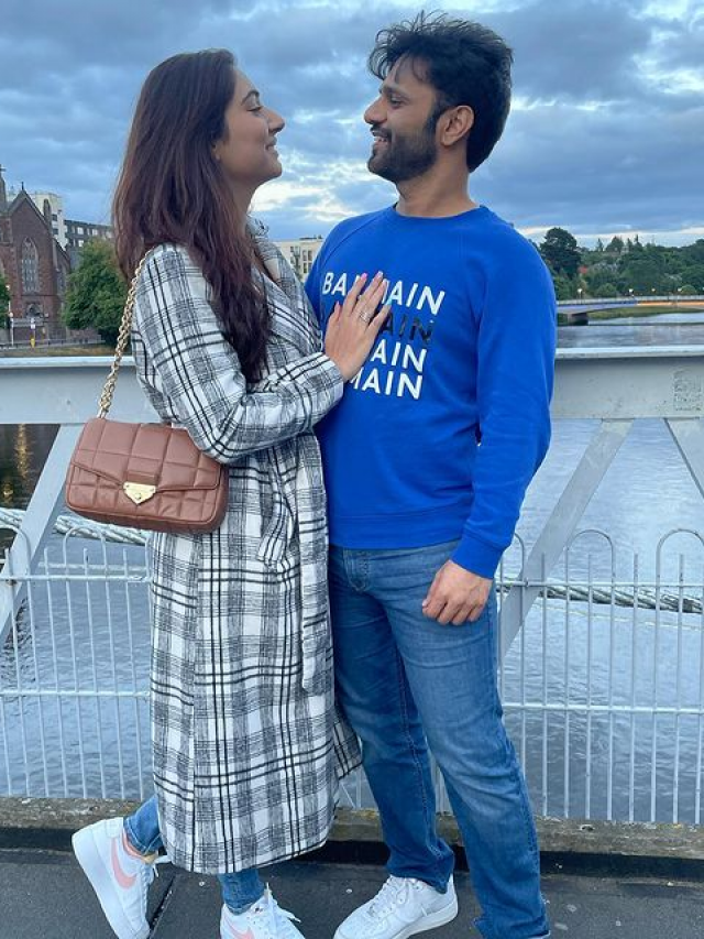 Disha and Rahul arrived in Scotland to celebrate their anniversary