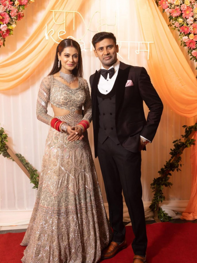 After marriage, Payal Rohatgi-Sangram gave a reception party in Delhi