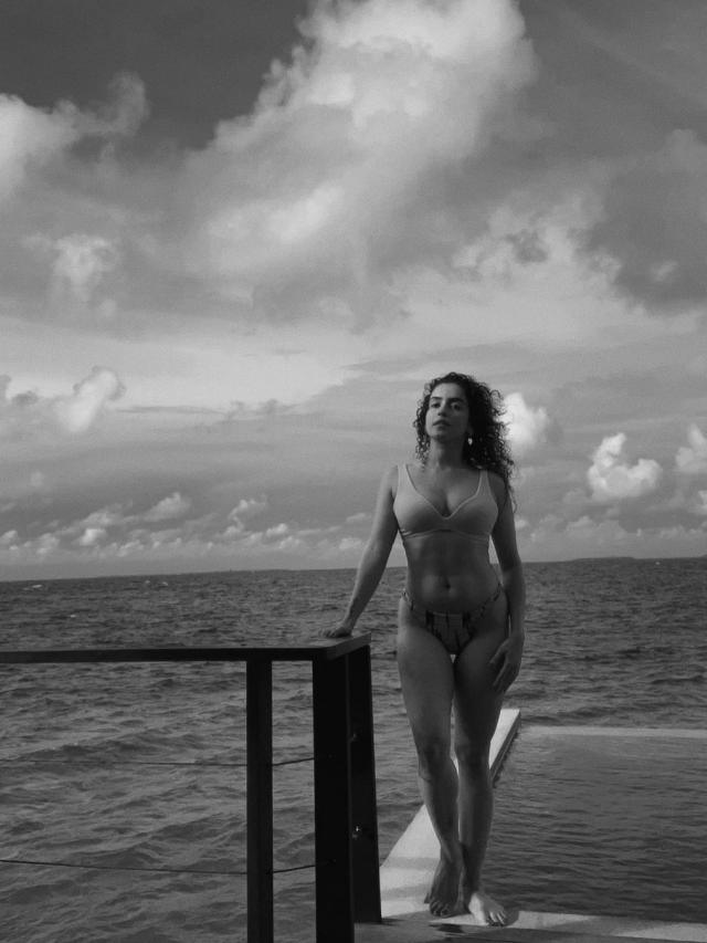 Sanya Malhotra hot and bold bikini look