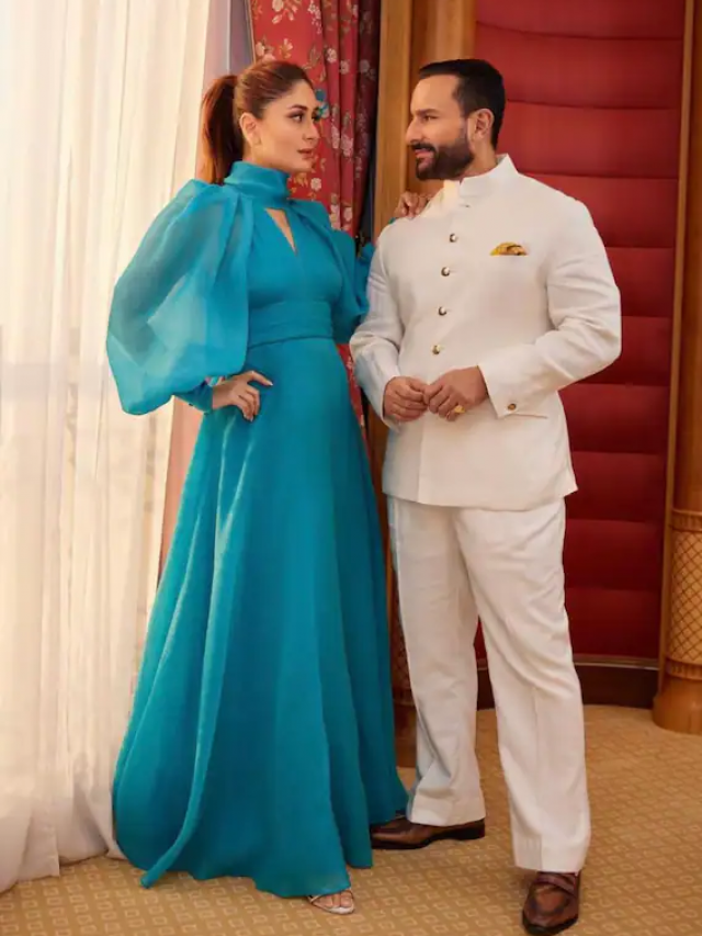Kareena Kapoor और Saif Ali Khan ने अपने रॉयल लुक से किया इंप्रेस