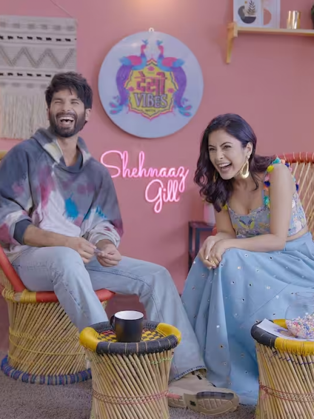 Shahid Kapoor के साथ फुल ऑन मस्ती के मूड में दिखीं Shehnaaz Gill