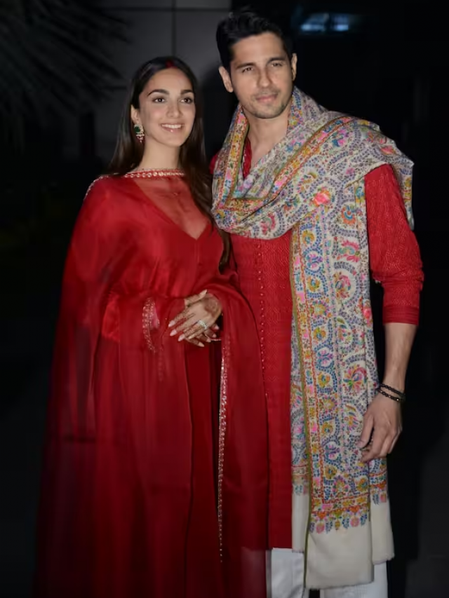 पति सिद्धार्थ मल्होत्रा के साथ ससुराल पहुंचीं कियारा आडवाणी