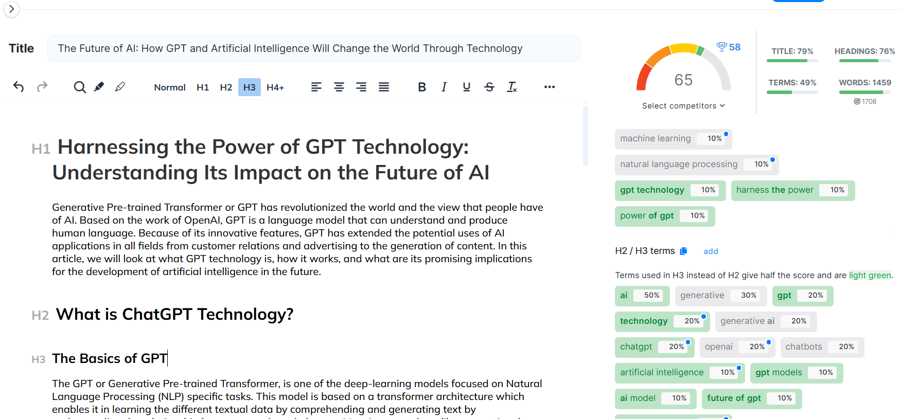 Harnessing the Power of GPT Technology
