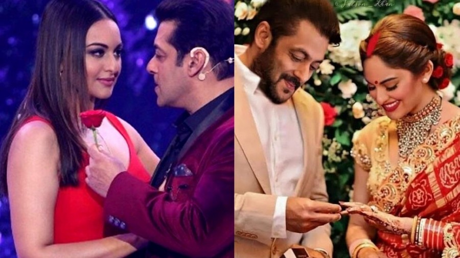 Salman Khan got married secretly? Sonakshi's photo of vermilion filled