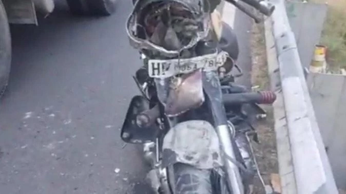 Speeding truck hit the bike, three youths died