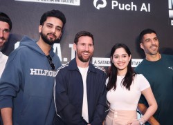 Jannat Zubair and Elvish Yadav Meet the Football Icon, Grand Finale in Delhi