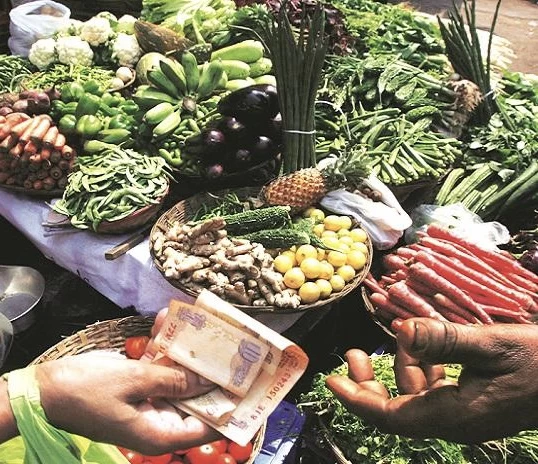 The retail inflation rate fell to 5.6% in July.