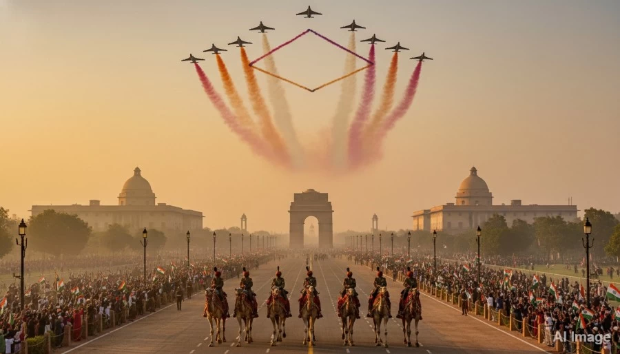 77th Republic Day: 'Sindoor' Formation & 2-Humped Camels to Dazzle Kartavya Path