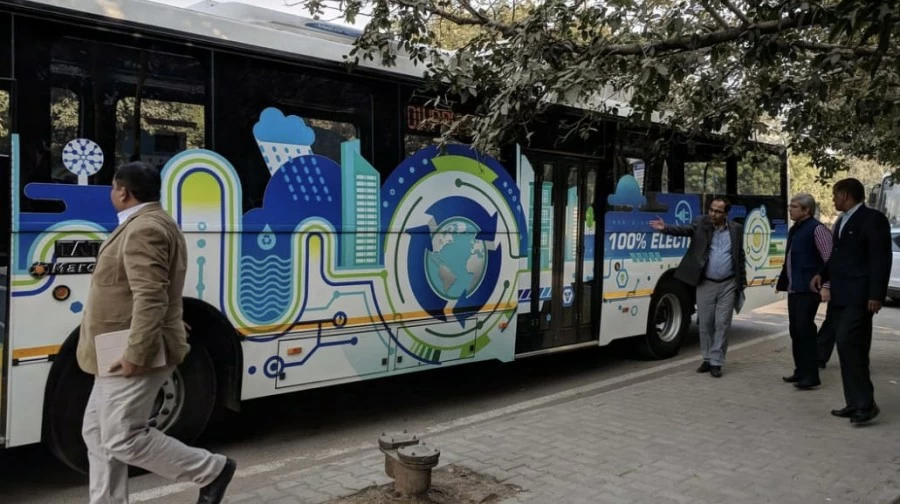 25 Electric Buses to start operation in Ghaziabad following month