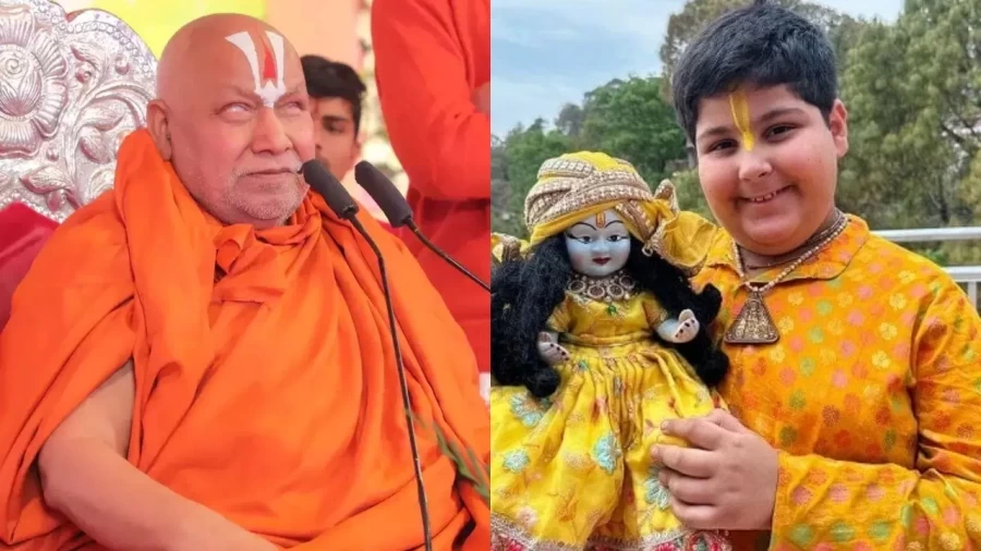 Who is Abhinav Arora, whom Sant Rambhadracharya removed from the stage