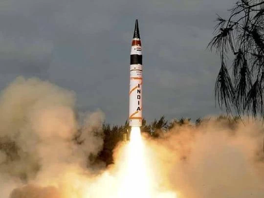 India successfully test-fires nuclear-capable Agni-5 missile with range of 5,000 km