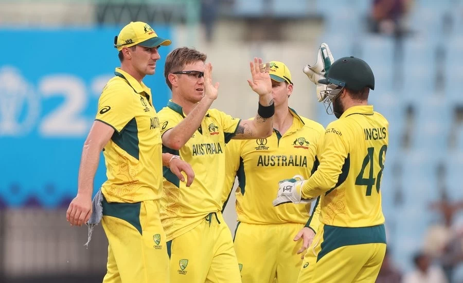 Australia got its first win in the World Cup - defeated Sri Lanka by 5 wickets
