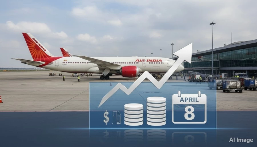 Air India Hikes Fuel Surcharge, Flights to Get Costlier From April 8