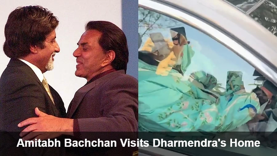 Amitabh Bachchan Visits Dharmendra's Home Post-Discharge, Family Angered by False Reports