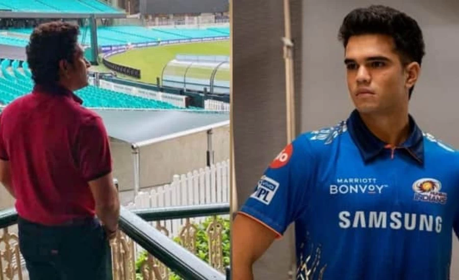 Sachin opens up about pressure of expectations on son Arjun says Even if I go and watch his games