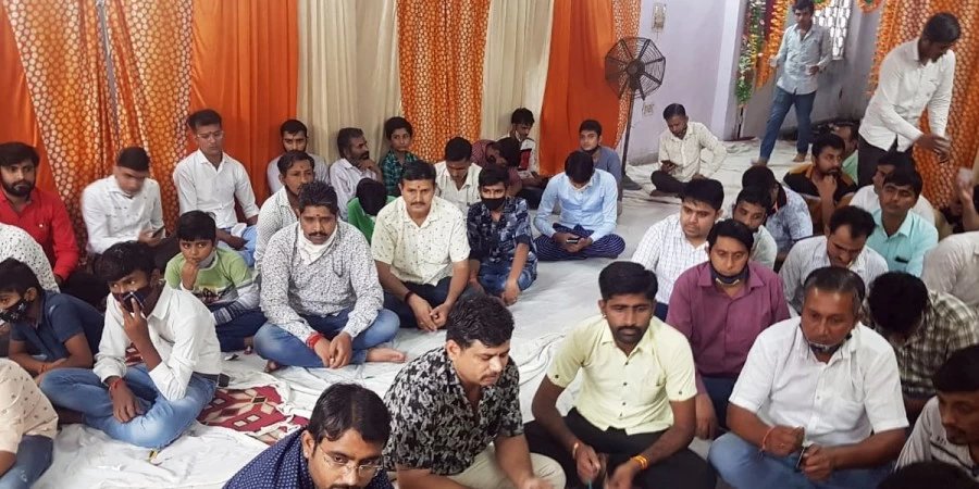 बाबा रामदेव पीर के जन्मोत्सव में झलका उत्साह, भारी बारिश भी नहीं रोक पाई भक्तों को