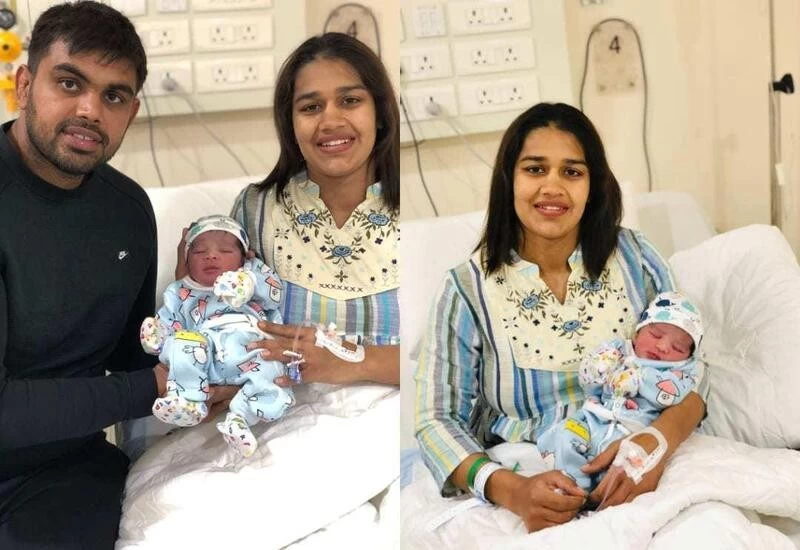 Wrestler Babita Phogat blessed with a baby boy, shares pics