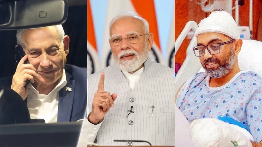 पीएम मोदी और कैप्टन स्मित मच्छार को बेंजामिन नेतन्याहू ने स्वतंत्रता दिवस पर मशाल प्रज्वलित करने के लिए बुलाया