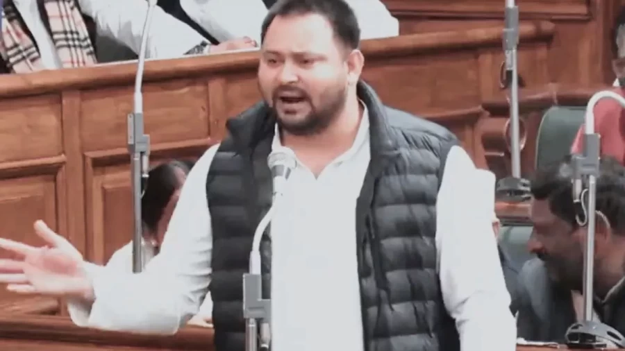 Discussion started on floor test of Nitish government, Tejashwi said - Nitish is Dashrath, identify who?