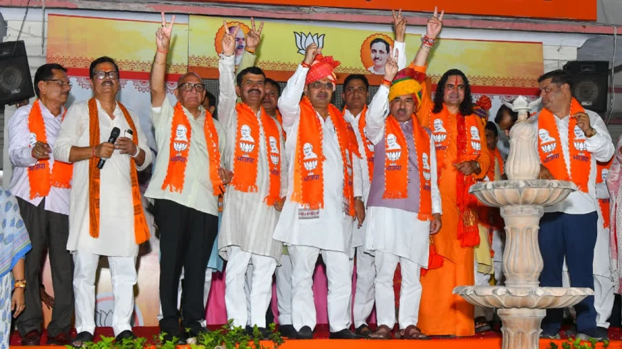 BJP Sweeps Rajasthan Local Body Polls: CM Bhajan Lal Sharma Credits PM Modi