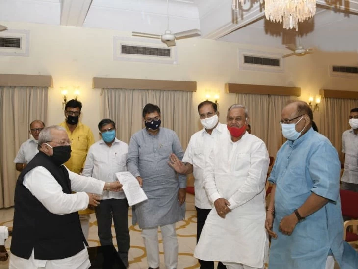 राज्यपाल से मिला भाजपा का डेलिगेशन