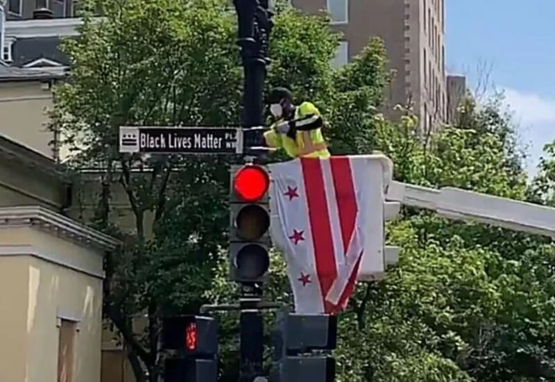 Street near White House renamed 'Black Lives Matter Plaza'