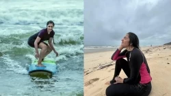 The actress's father was a colonel in the army, he sacrificed his life for the country and gave an 800 crore film