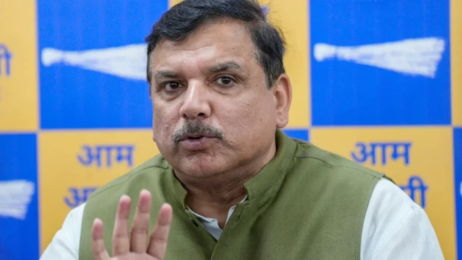 Sanjay Singh made a big attack on BJP while campaigning in the by-election, said - it is a party of thieves