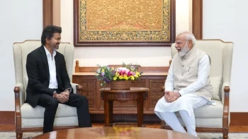 CM Thalapathy Vijay Meets PM Modi In Delhi To Discuss Mekedatu Issue