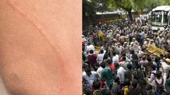 जंतर मंतर पर प्रदर्शन के दौरान CAPF जवान पर चाकू से हमला, NSUI कार्यकर्ता पर आरोप