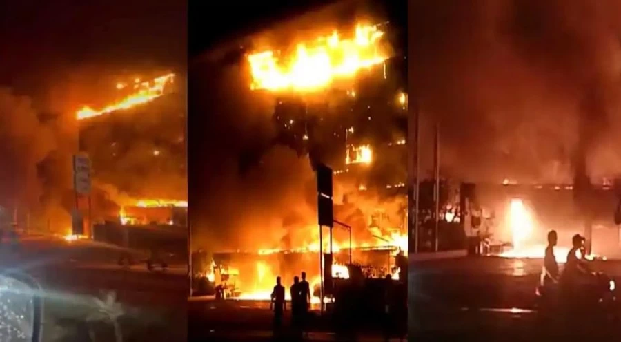 गुजरात में जामनगर के होटल एलेंटो में लगी आग 25 लोगों को सुरक्षित निकाला गया