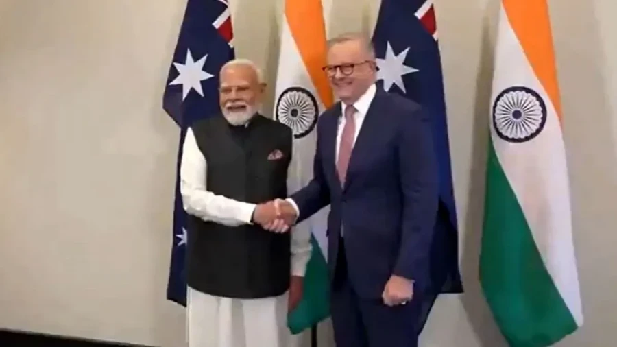 पीएम मोदी ने ऑस्ट्रेलियाई पीएम अल्बानीज से की मुलाकात: वैश्विक चुनौतियों पर साथ मिलकर काम करने का संकल्प