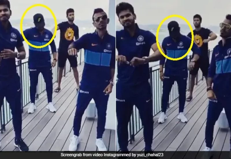 Chahal shares video dancing with teammates, fans ask 'Who is hiding his face?'