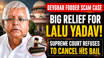Supreme Court Refuses To Cancel Lalu Yadav Bail In Deoghar Fodder Scam Case