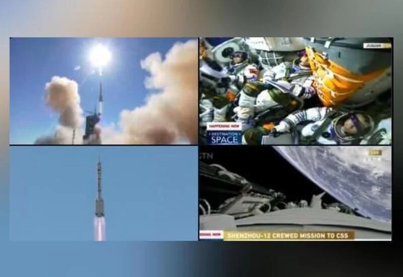 चीन ने अपने नए स्पेस स्टेशन के लिए 3 अंतरिक्षयात्रियों को किया रवाना