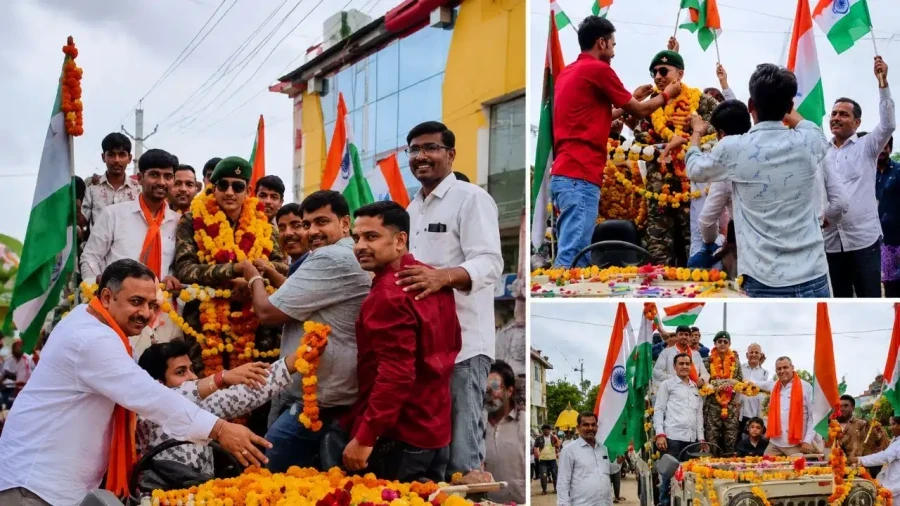 Rajasthan Father Celebrates Son Becoming Agniveer With 30km Yatra And 47 Village Feast