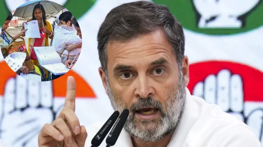 Rahul Gandhi Slams ECI Over 'Imposed Cruelty' of Special Intensive Revision, Cites 16 BLO Deaths