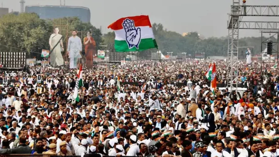 Congress Holds 'Jan Akrosh Rally' Against District Boundary Changes; Dotasra Calls BJP 'Dictators'