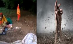 खोद ली खुद की कब्र और हो गया दफन, नवरात्रि में 2 गज जमीन के नीचे अंधविश्वास का खेल