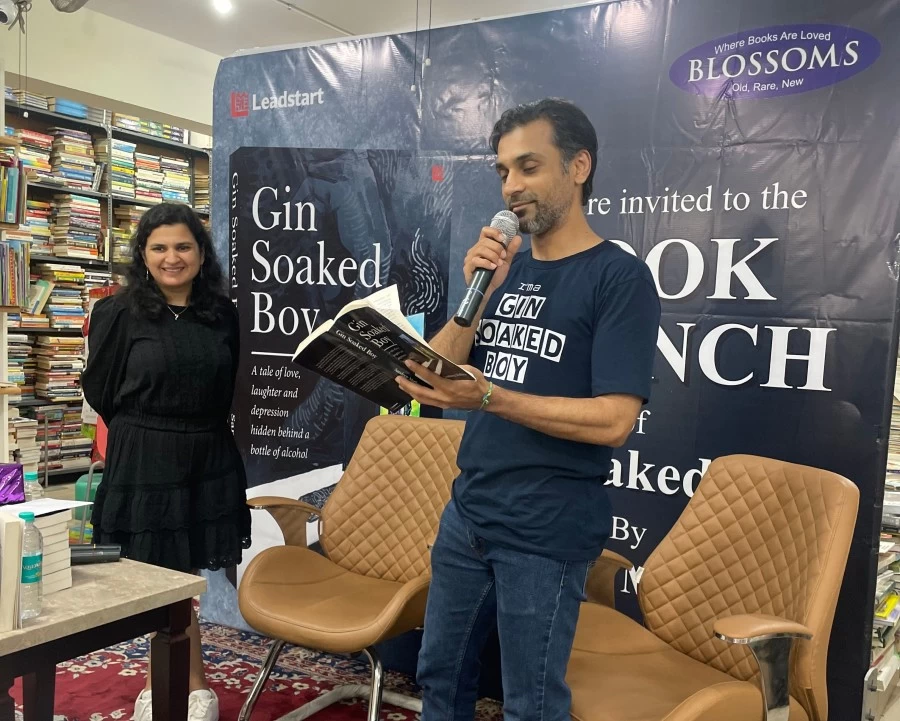 GIN SOAKED BOY – A POIGNANT AND RELEVANT BOOK ON MENTAL HEALTH BY SANDEEP MATHEW AND PUBLISHED BY LEADSTART.
