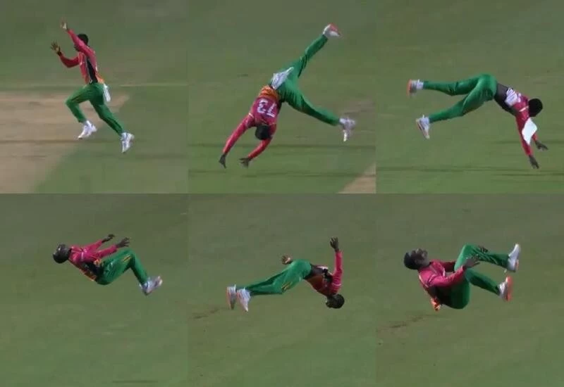 20-yr-old spinner does double somersault to celebrate wicket, CPL shares video