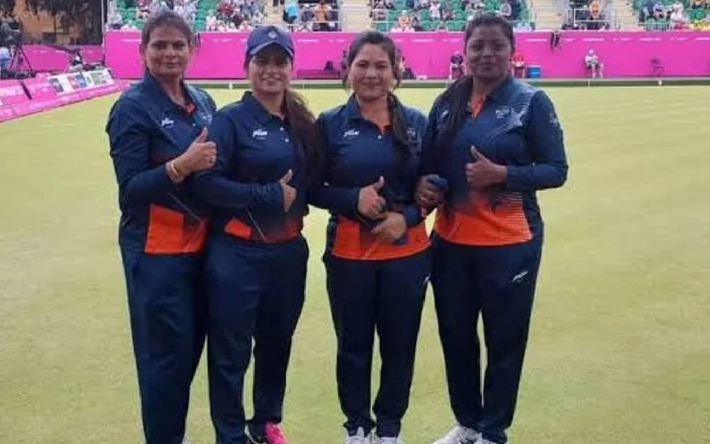 India lawn bowls team won historic gold medal match at 2022