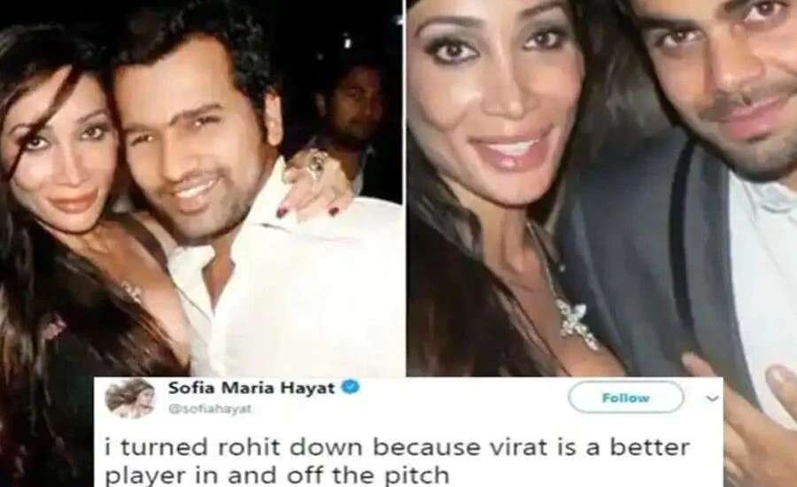 Virat Kohli's breakup of Rohit Sharma, see pictures of Hitman's Ex-Girlfriend