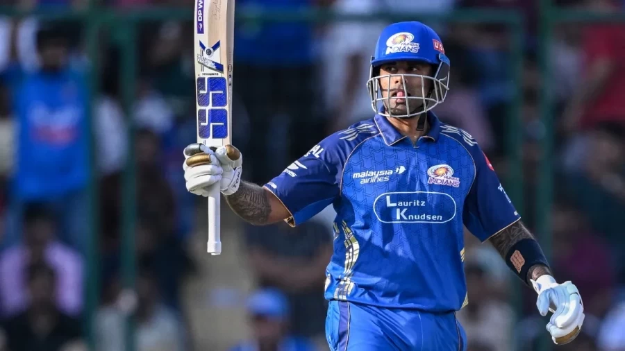 Suryakumar Yadav Hits Fifty as Mumbai Indians Captain Against Delhi Capitals